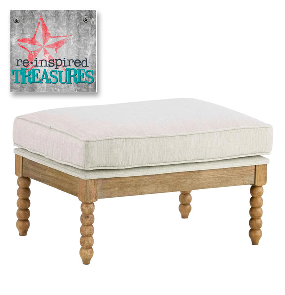 Spindle Chair in French Linen